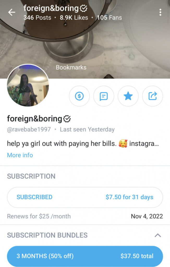 OnlyFans – Foreign&boring / ravebabe1997 / mar_s97 – Nude