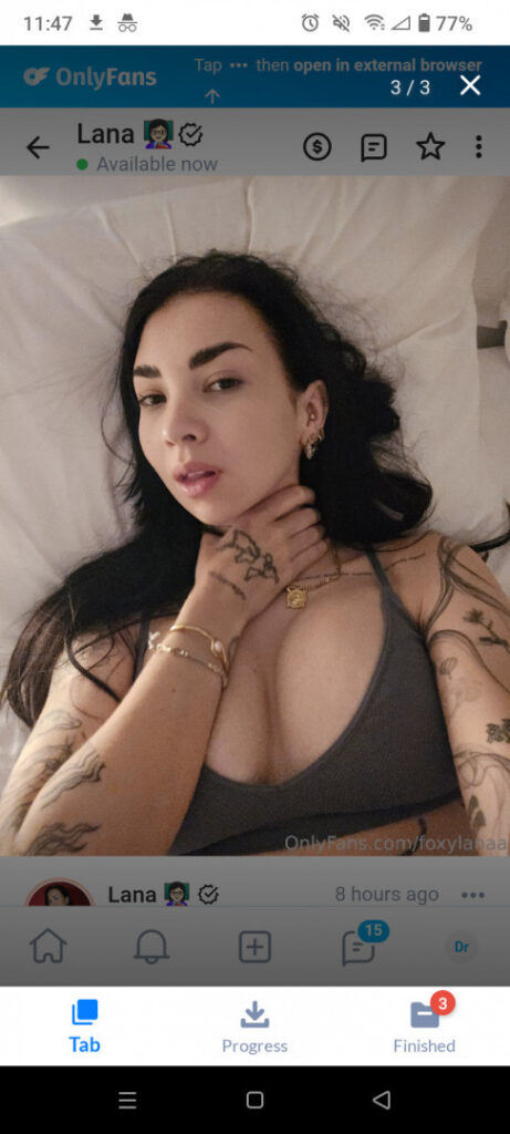 OnlyFans – TikTok – foxy lana foxylanaa – Nude