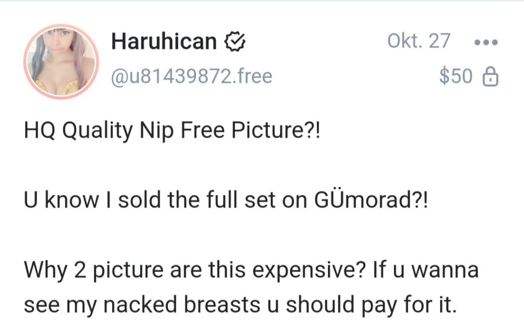 OnlyFans – Gumroad – Haruhican – Nude