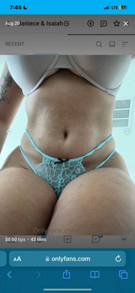 Youtube – OnlyFans – Janiece Nyasia – Nude