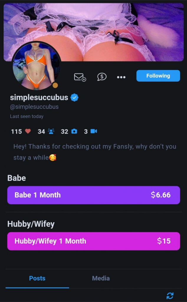 TikTok – Fansly – Jeetle_buice / simplesuccubus – Nude Leaks