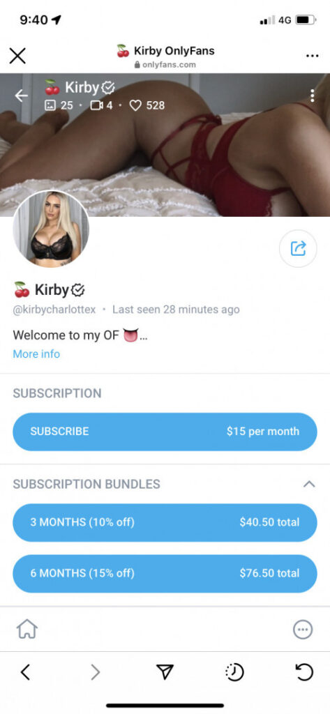 OnlyFans – Kirby Charlotte – Nude