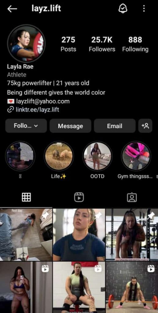 OnlyFans – Instagram – Layla Zinser Layz.lift  ❤️ – Nude