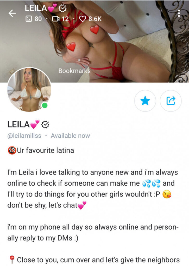 OnlyFans – Latina – leilamillss – Nude