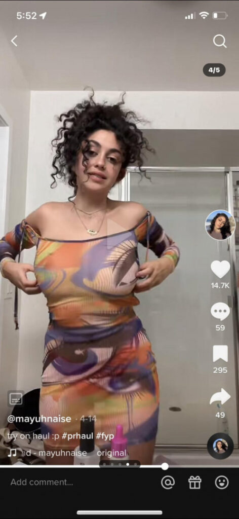 TikTok – Instagram – Maya Abdallah | mayuhnaise – Nude