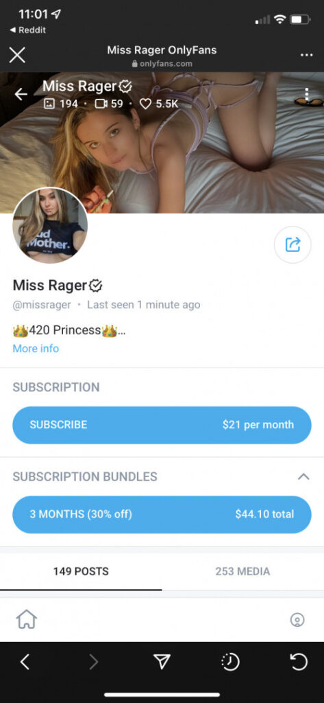 OnlyFans – Miss Rager – Nude