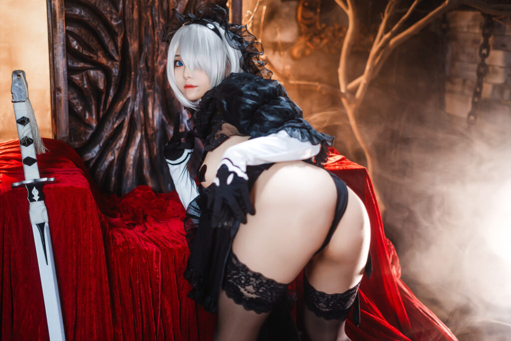 Cosplay – Asian – MIZHI_MAO 蜜汁猫裘 – Nude