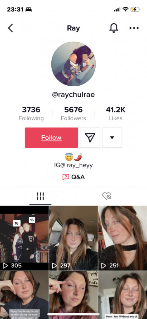 TikTok – Instagram – Raychulrae – Nude Leaks