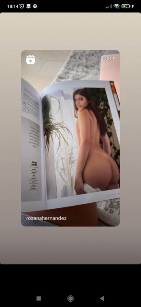 Instagram – Rosana Hernandez – Nude