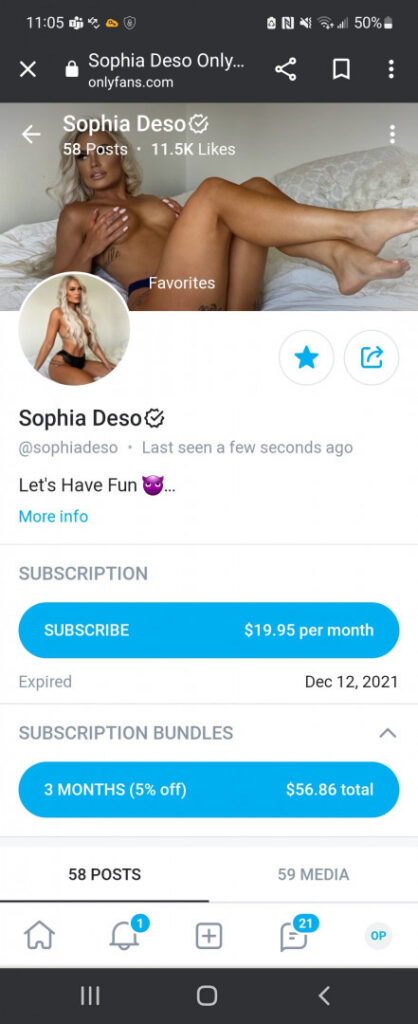 Sophia Deso – Nude