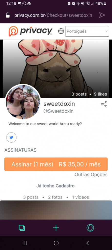 Pedido BR – Privacy – Sweetlahna/Sweetdoxin – Nude Leaks