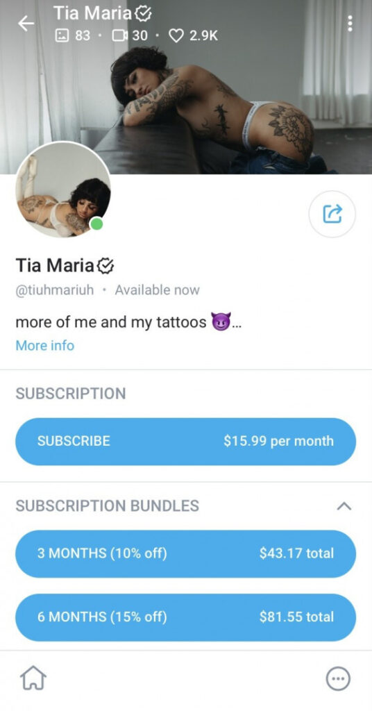 OnlyFans – Instagram – Tia Maria (tiuhmariuh) (itsmiatiamaria) – Nude