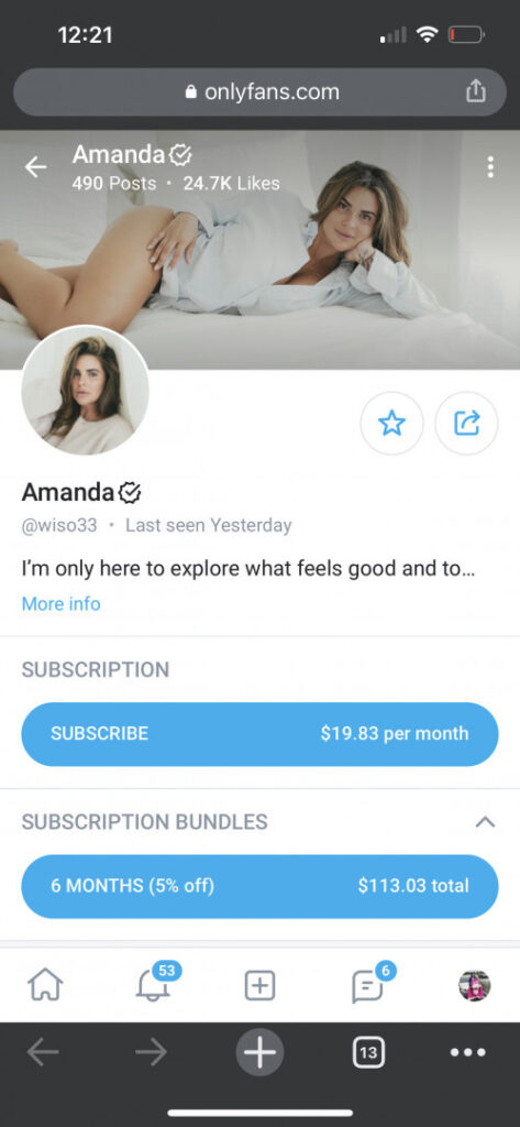 OnlyFans – TikTok – Wiso33 Wanderinstumbleout Amanda wander – Nude