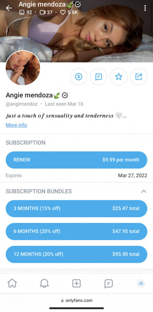 OnlyFans – Angi Mendoza – Nude Leaks