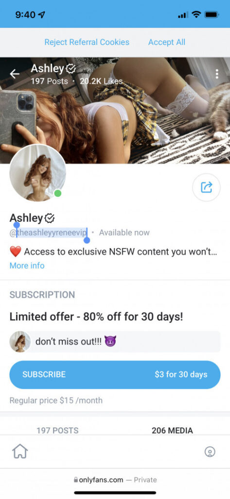 OnlyFans – Ashley Renee – Nude Leaks