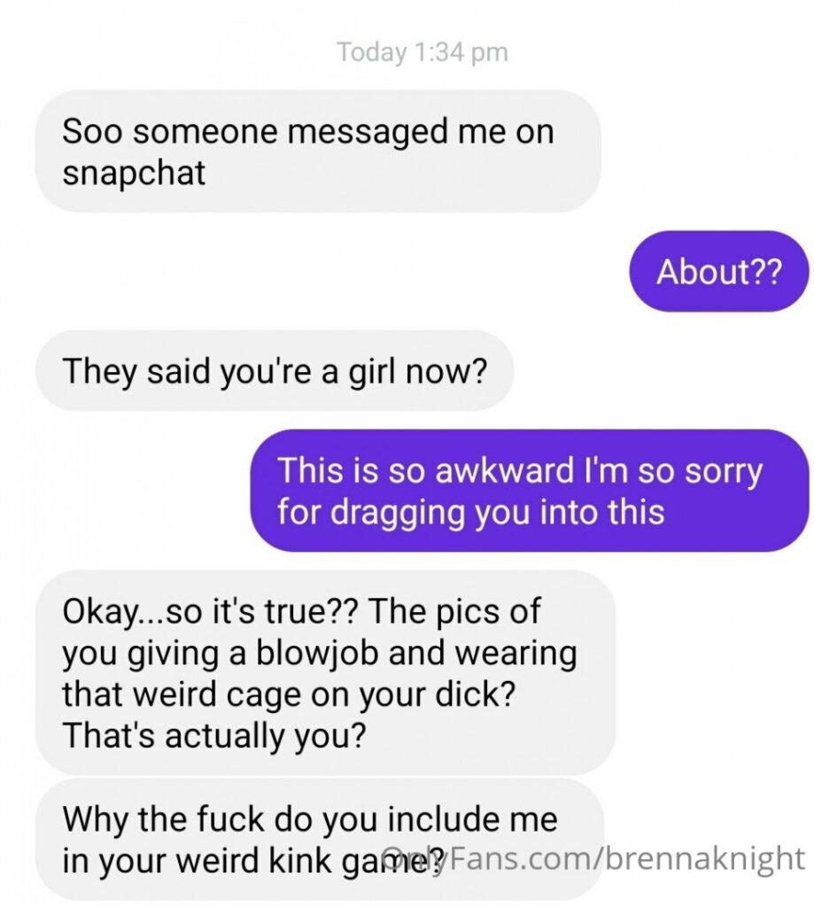 OnlyFans – Trans – Femboy – Brenna Knight  brennaknight – Nude Leaks