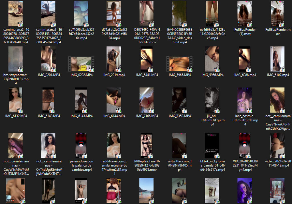 Instagram – TikTok – Camila marana – Nude