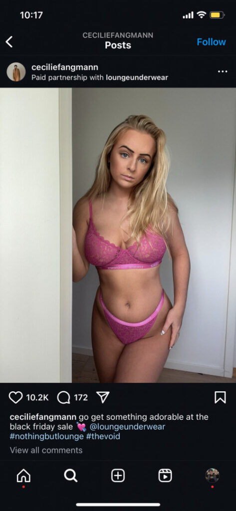 Instagram – Cecilie Fangmann Jakobsen/ ceciliefangmann – Nude Leaks