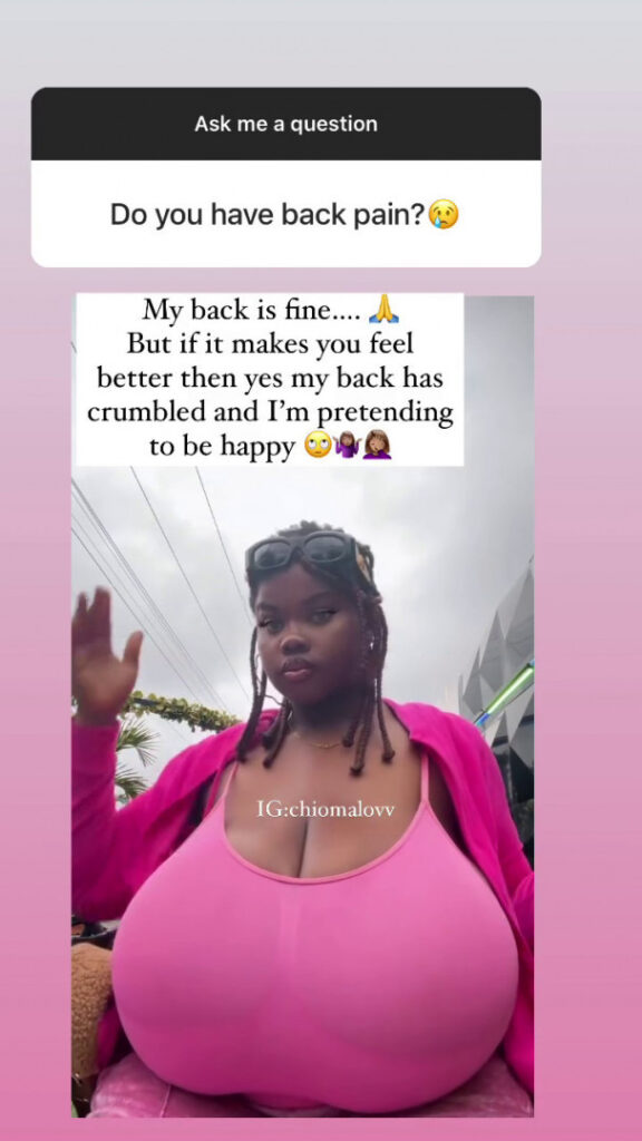 Instagram – Chioma Lovv – Nude