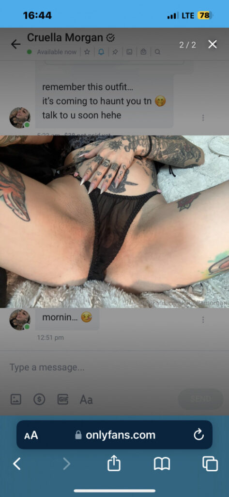 OnlyFans – Cruellamorgan – Nude