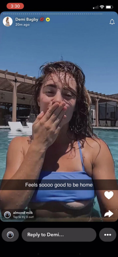 Instagram – Demi Bagby – Nude