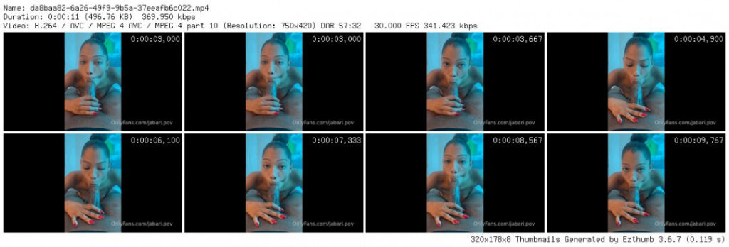 XXX – Ebony – Eden West – Nude