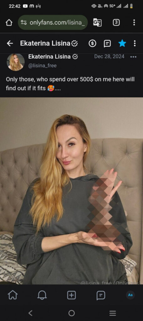 OnlyFans – Ekaterina Lisina. – Nude Leaks