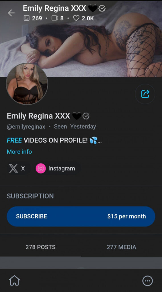 OnlyFans – T H I C C – emilyreginax – Nude Leaks