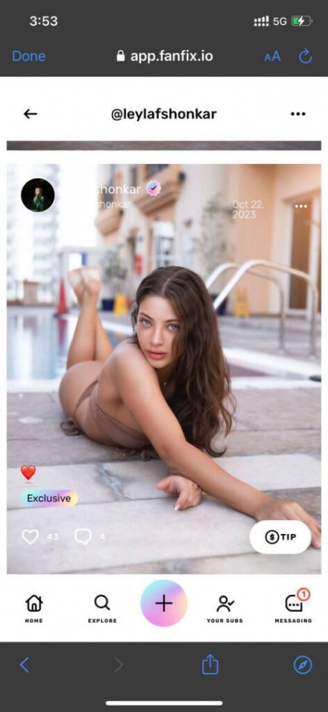 TikTok – Instagram – Leyla Afshonkar – Nude Leaks