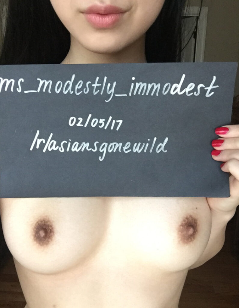 Reddit – Asian – ms_modestly_immodest – Nude Leaks