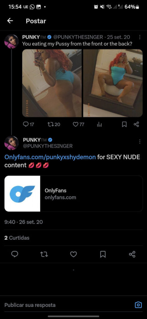 Youtube – T H I C C – Ebony – Punkythesinger aka punkyxshydemon OF that’s her name – Nude Leaks