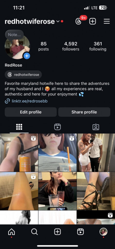 OnlyFans – redrosebb / redrosebx2 / traveling hotwife – Nude Leaks