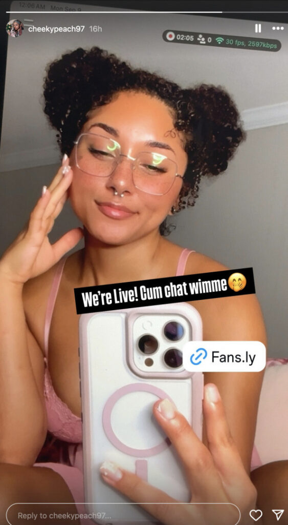 TikTok – Instagram – Fansly – Sandi Rollen (CheekyPeach97) – Nude Leaks