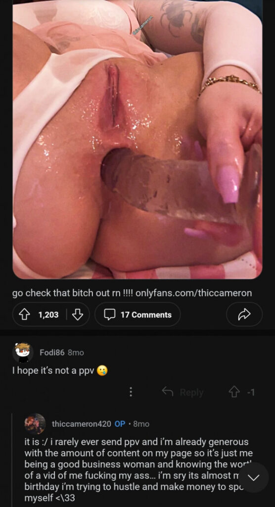 OnlyFans – Reddit – thiccameron – Nude Leaks