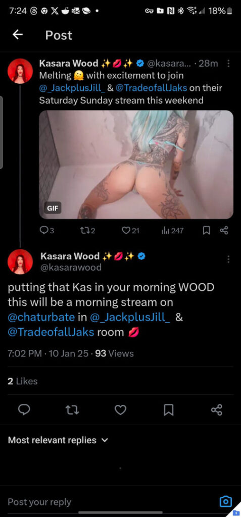 OnlyFans – Cam Girls – Kasara Wood – kasarawood – Nude