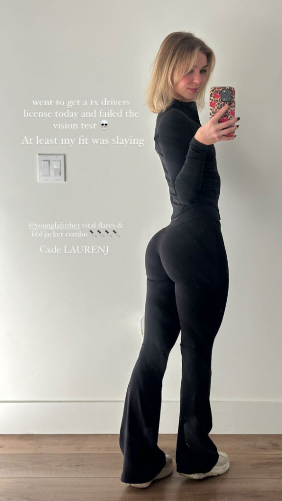 Youtube – TikTok – Instagram – Lauren Johnson / Lauren J Fitness – Nude