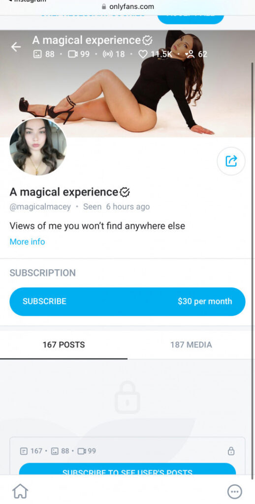 OnlyFans – Instagram – @magicalmacey – Nude Leaks