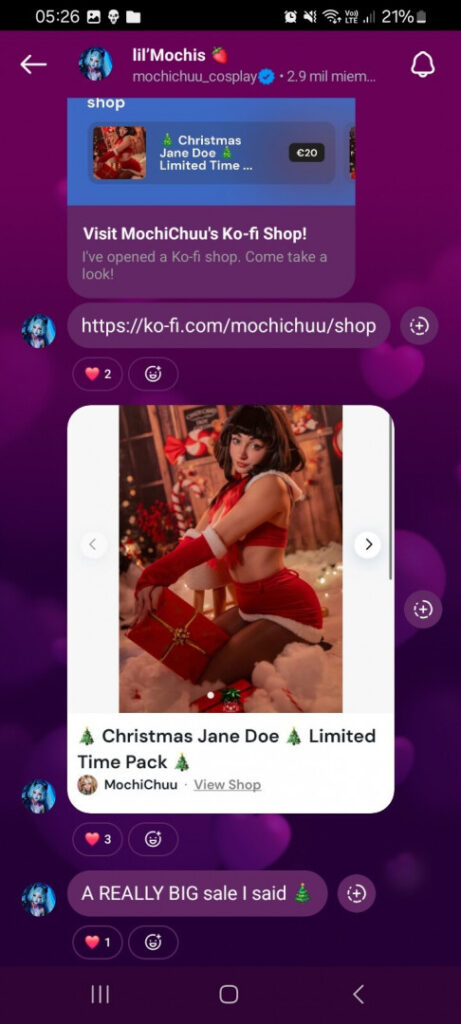 Instagram – Gumroad – Cosplay – MochiChuu – Nude