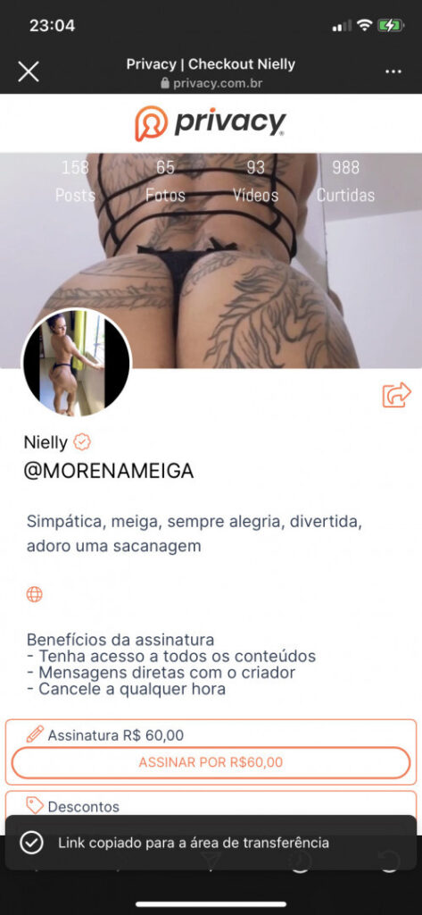 Pedido BR – Privacy – Nielly (morenameiga) – Nude Leaks
