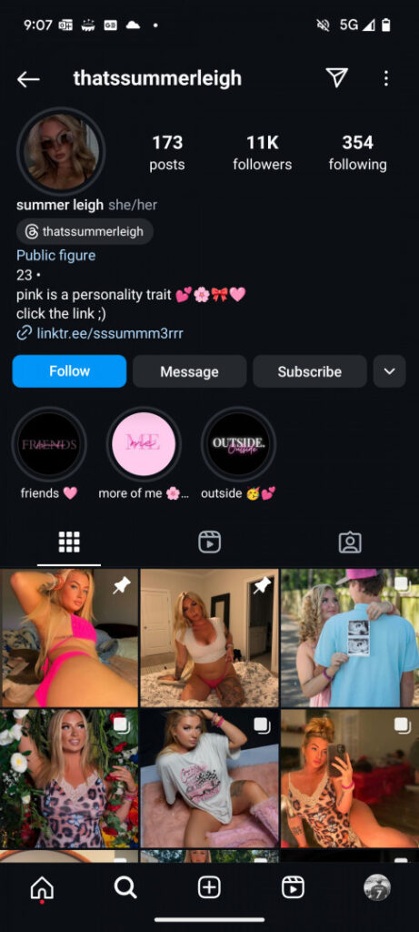 OnlyFans – Instagram – Pinkpussybarbie3/thatssummerleigh – Nude Leaks