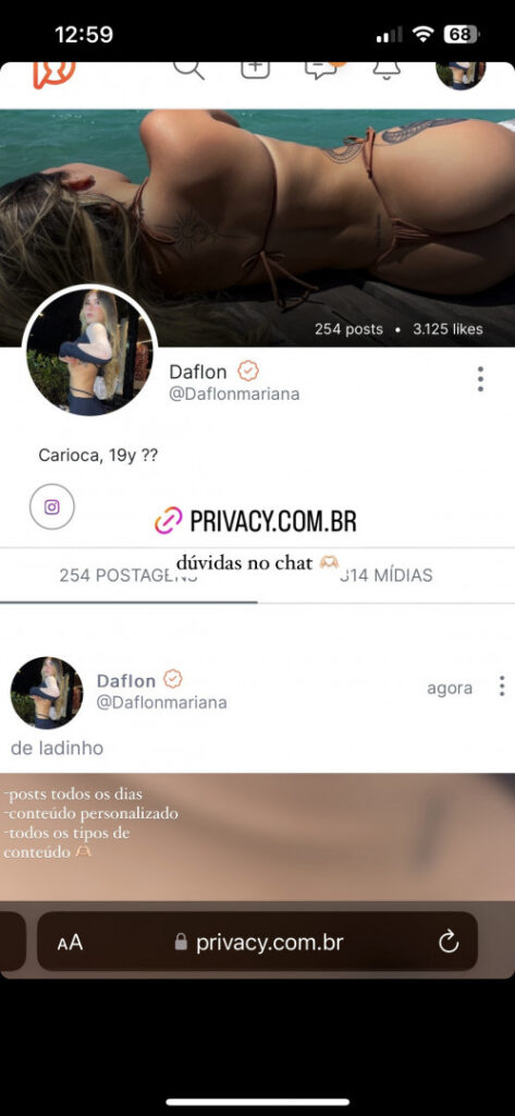 Pedido BR – Privacy – daflonmariana – Nude Leaks