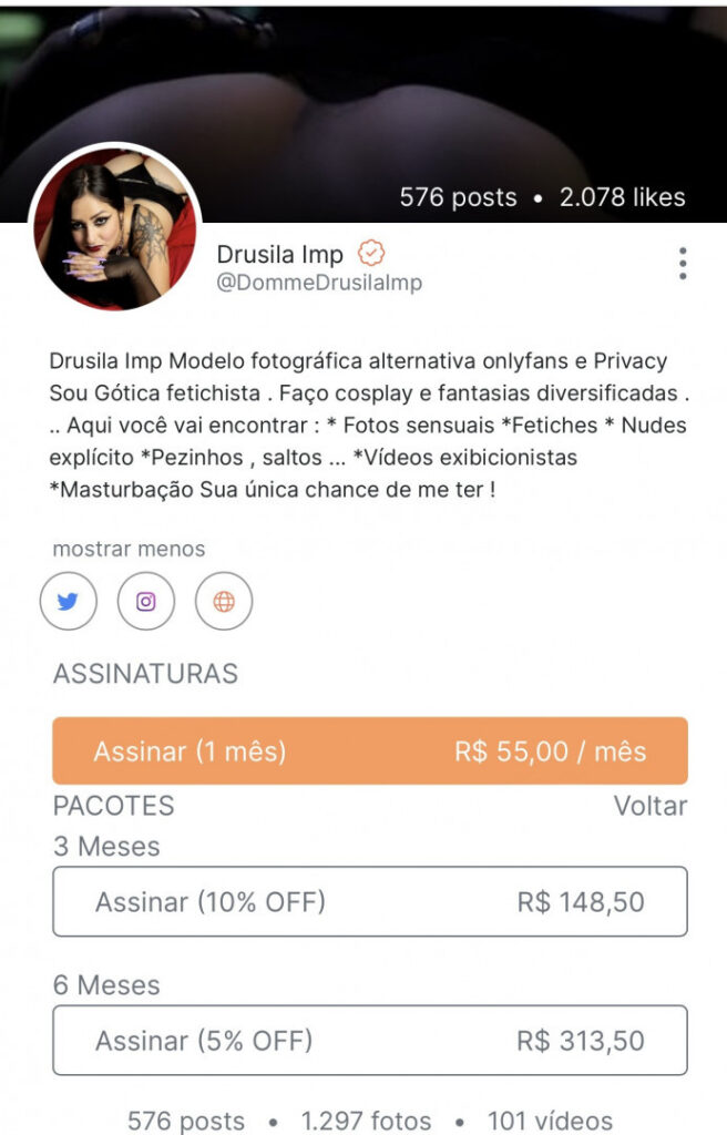 Pedido BR – Privacy – Privacy DommeDrusilaImp – Nude Leaks