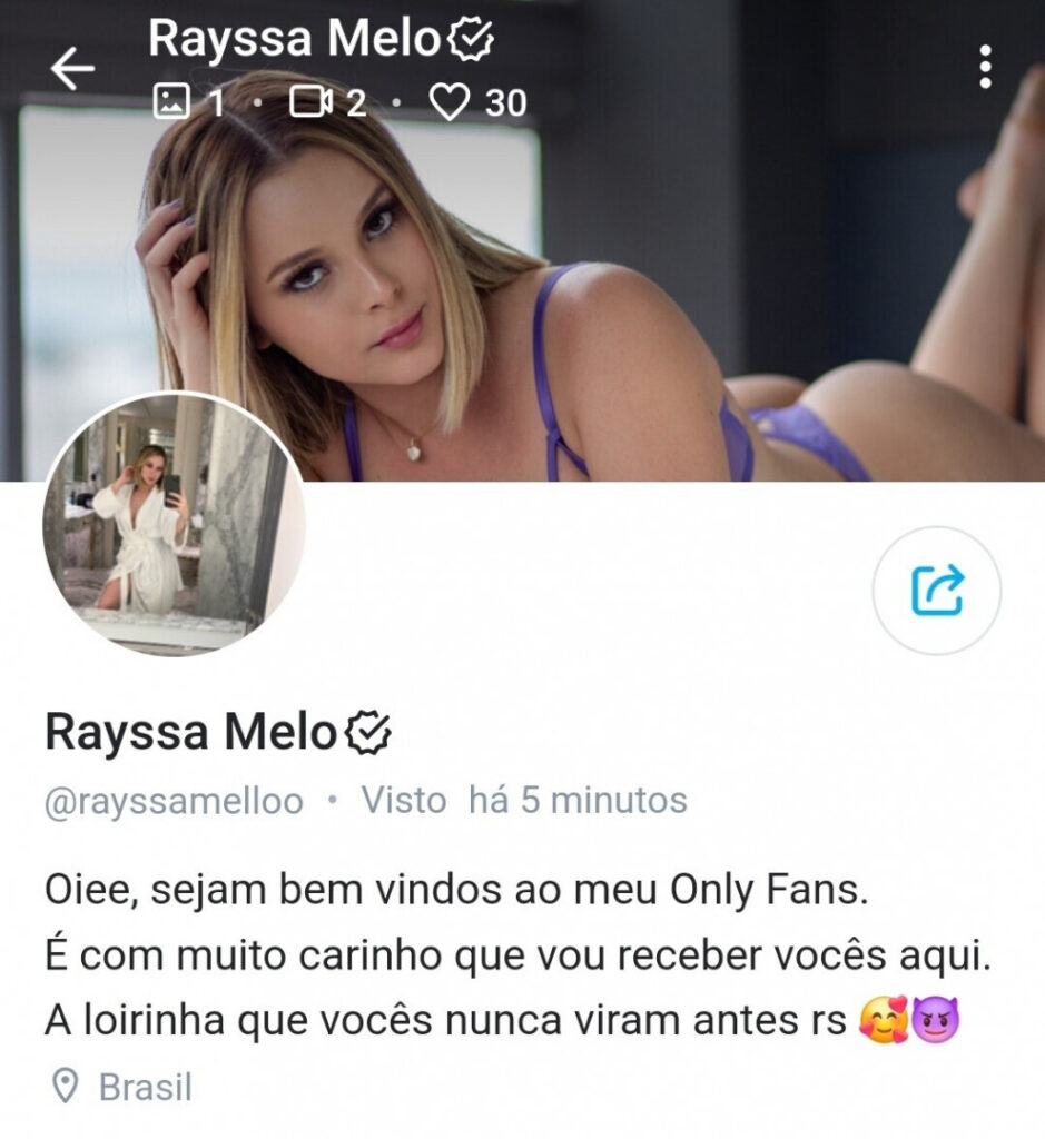 Pedido BR – OnlyFans – Rayssa Melo  rayssalmelo  rayssamelloo – Nude Leaks