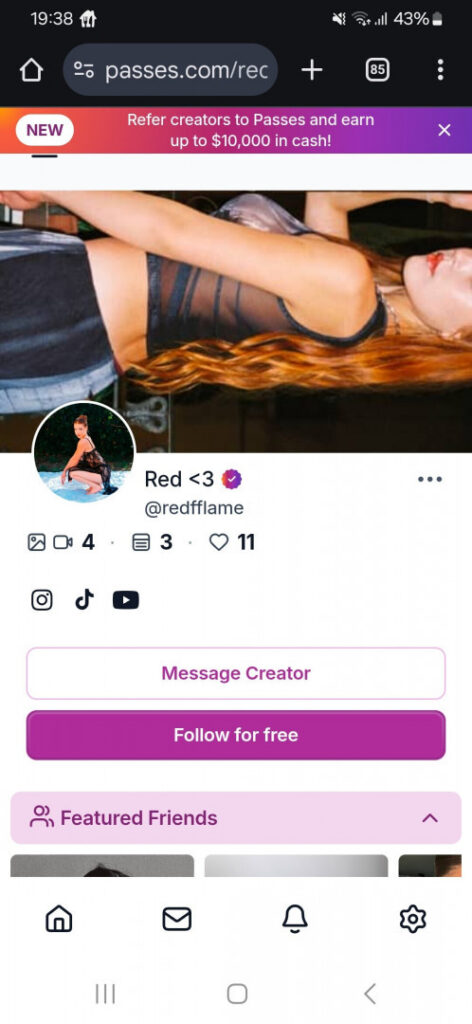 TikTok – Instagram – Redfflame – Nude