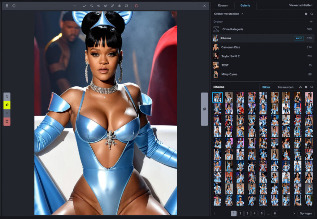 Celeb – MILF – Ebony – Rihanna – Nude