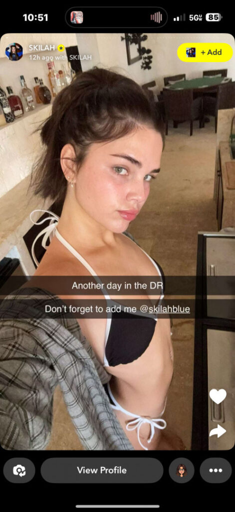 TikTok – Skillsawww / skilahblue – Nude