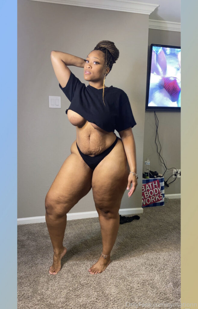 OnlyFans – T H I C C – Ebony – Synsationn / Mstell93 – Nude Leaks