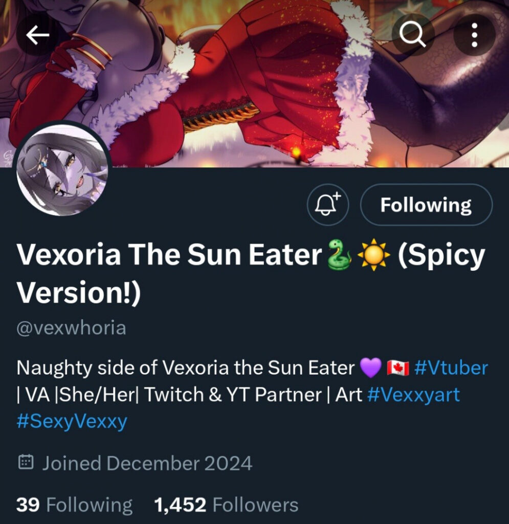 Twitch – Fansly – Vexoria The Sun Eater / vexoriathesuneater – Nude