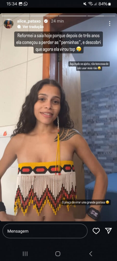 Brazil – Celeb – Alice Pataxó – Nude Leaks