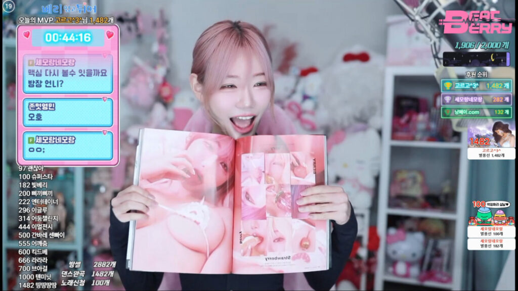 Twitch – Asian – Berry –  빛베리 – Nude Leaks